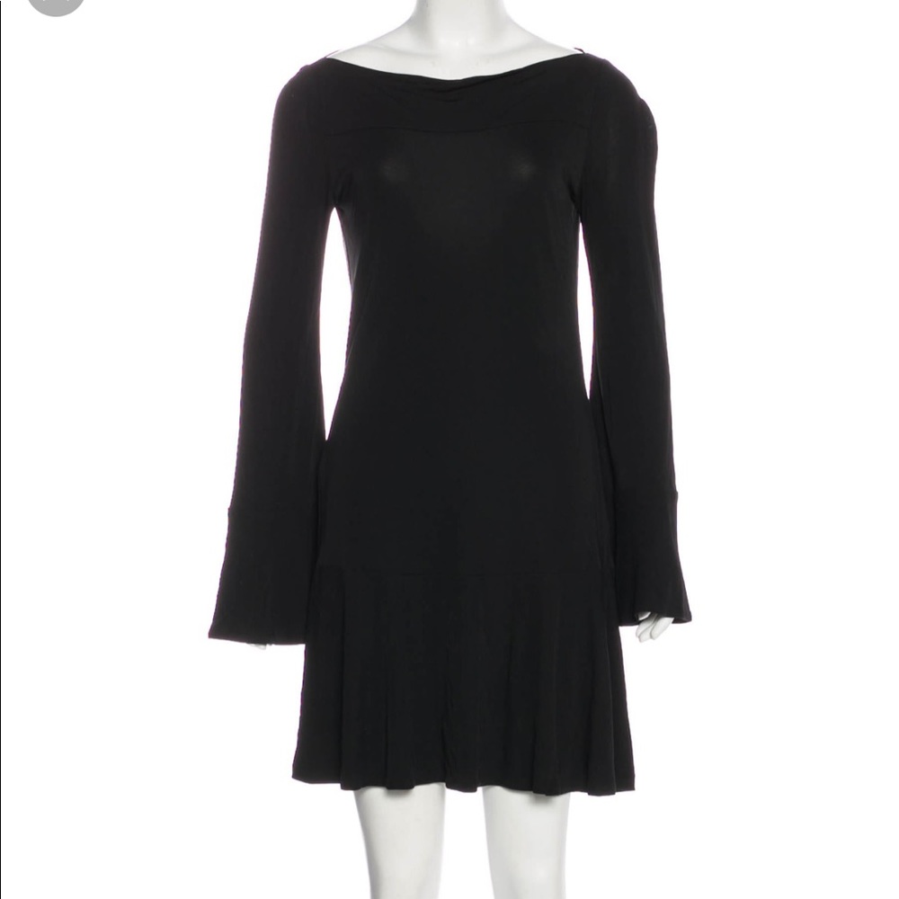 Diane von Furstenberg Black Reema Mini Dress